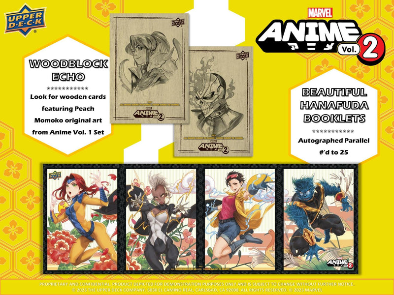 Marvel Anime Trading Cards Hobby Box Volume 2 (Upper Deck 2023)
