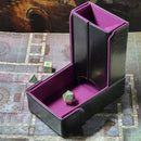 Purple - The Keep Compact Magnetic Dice Tower & Dice Tray