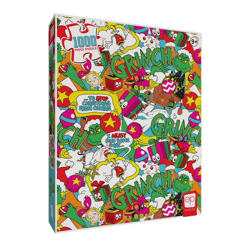 Dr. Seuss The Grinch Poppin 1,000 Piece Puzzle