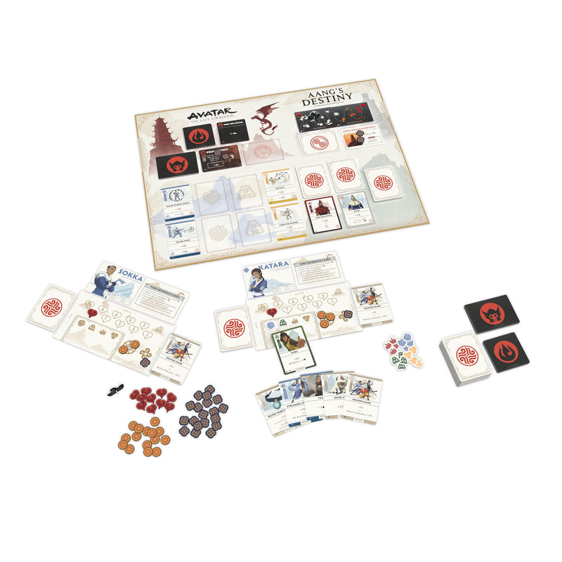 Avatar the Last Airbender Aangs Destiny Cooperative Deck-Building Game