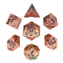 Dragon Attack Copper Purple Color Shift Metal Dice Set