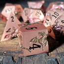 Dragon Attack Copper Purple Color Shift Metal Dice Set