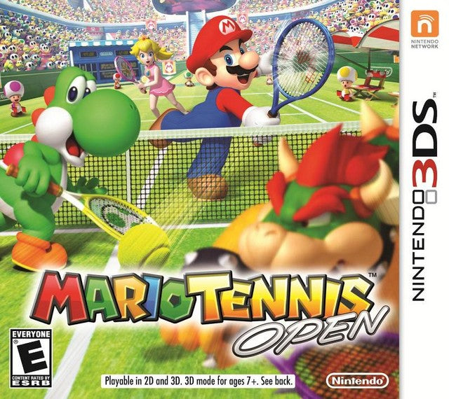 Mario Tennis Open Front Cover - Nintendo 3DS Pre-Played
