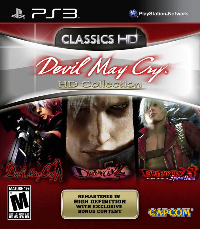 Devil May Cry HD Collection Front Cover - Playstation 3 Pre-Played