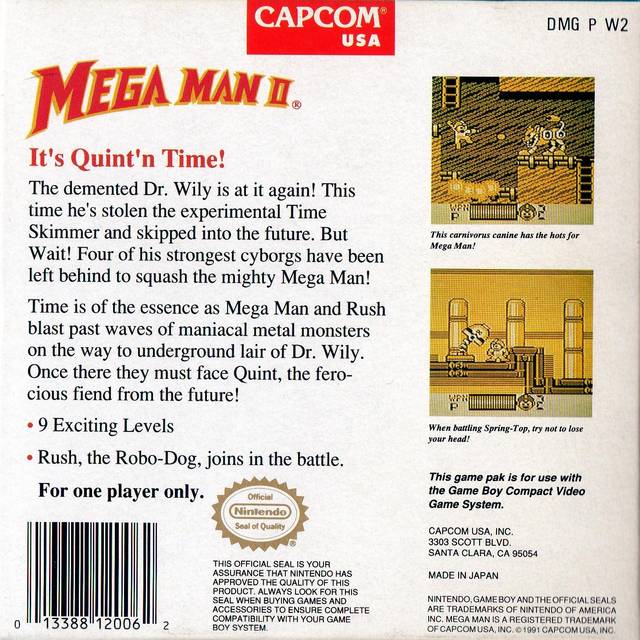 Mega Man 2 - Nintendo Gameboy Pre-Played