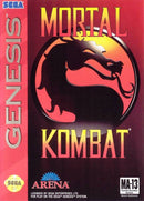 Mortal Kombat Front Cover - Sega Genesis Pre-Played