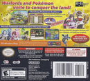 Pokemon Conquest Back Cover - Nintendo DS Pre-Played