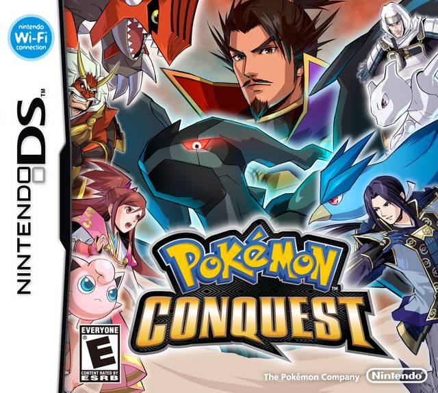 Pokemon Conquest Front Cover - Nintendo DS Pre-Played