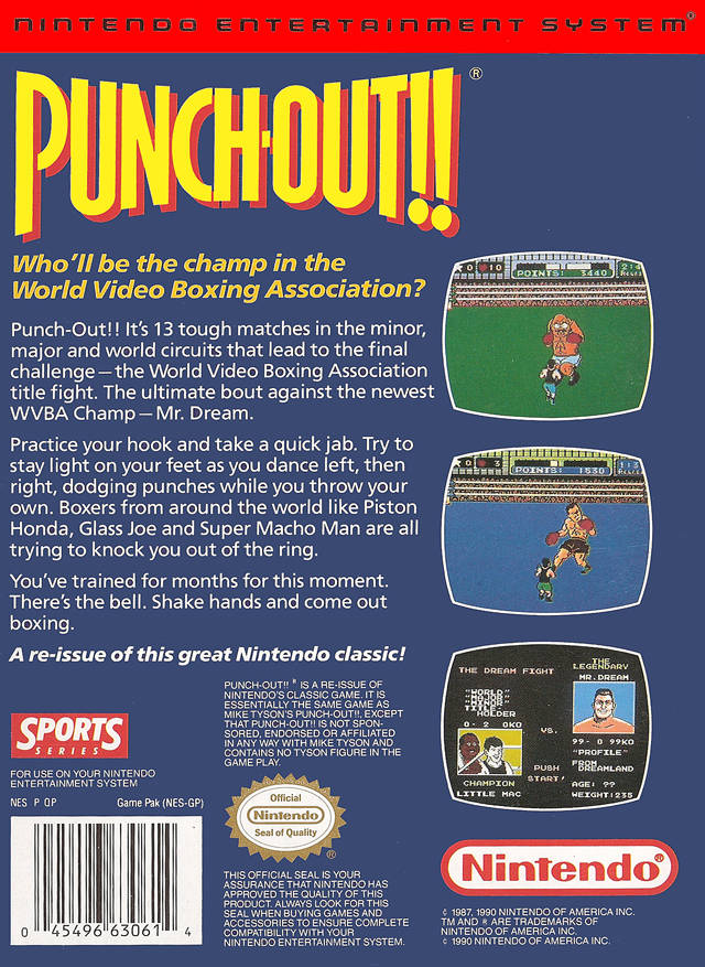 Punch Out - Nintendo Entertainment System, NES Pre-Played