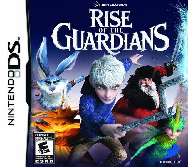 Rise of the Guardians Front Cover - Nintendo DS Pre-Played