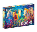 Bright Galloping 1000 Piece Puzzle