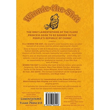 Winnie-the-Shit - Lamentations of the Flame Princess
