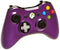 Xbox 360 Wireless Chrome Purple Controller  - Pre-Played