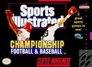 Sports Illustrated Championship Football and Baseball - Super Nintendo  SNES Pre-Played