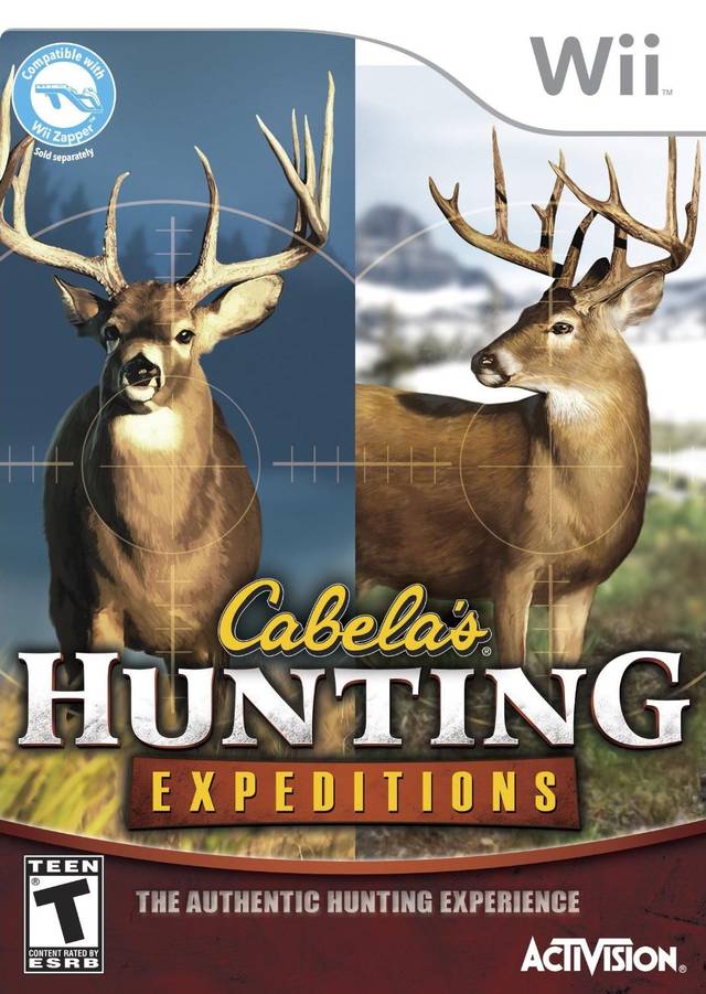 Cabela's Hunting Expeditions Front Cover - Nintendo Wii Pre-Played