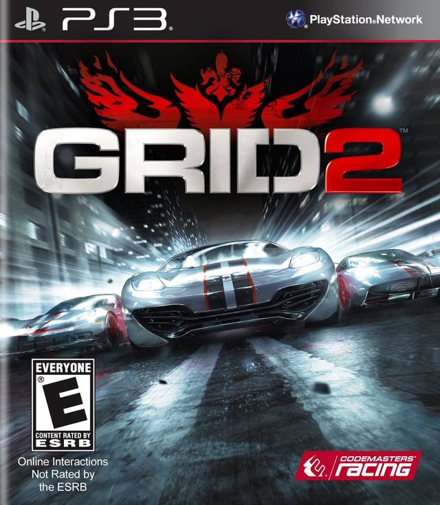 Grid 2 Front Cover - Playstation 3 Pre-Played