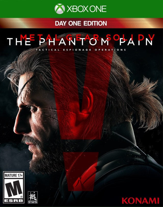Metal Gear Solid V Phantom Pain Front Cover - Xbox One Pre-Played