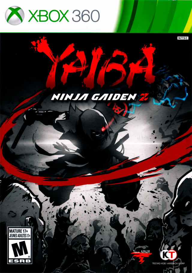 Yaiba Ninja Gaiden Z Front Cover - Xbox 360 Pre-Played