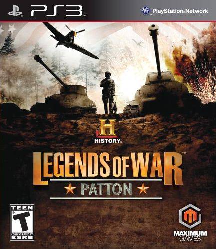 Legends of War Patton Front Cover - Playstation 3 Pre-Played