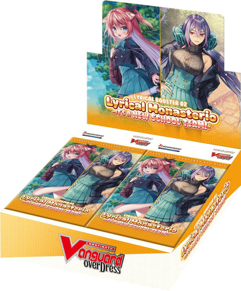 Lyrical Monasterio Its a New School Term! Booster Box - Cardfight Vanguard overDress TCG