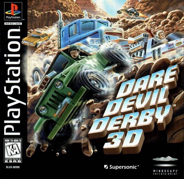 Dare Devil Derby 3D - Playstation 1 Pre-Played