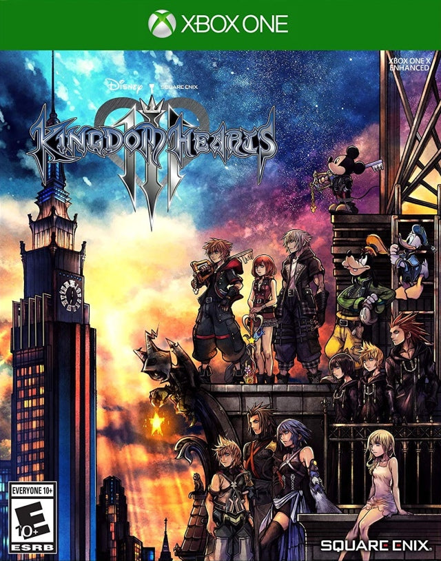 Kingdom Hearts 3 Back Cover - Xbox One Pre-Played