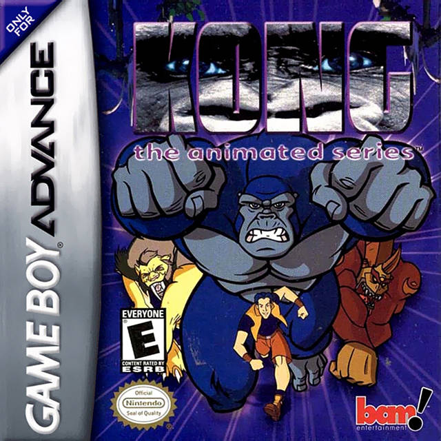 Kong The Animated Series Front Cover - Nintendo Gameboy Advance Pre-Played