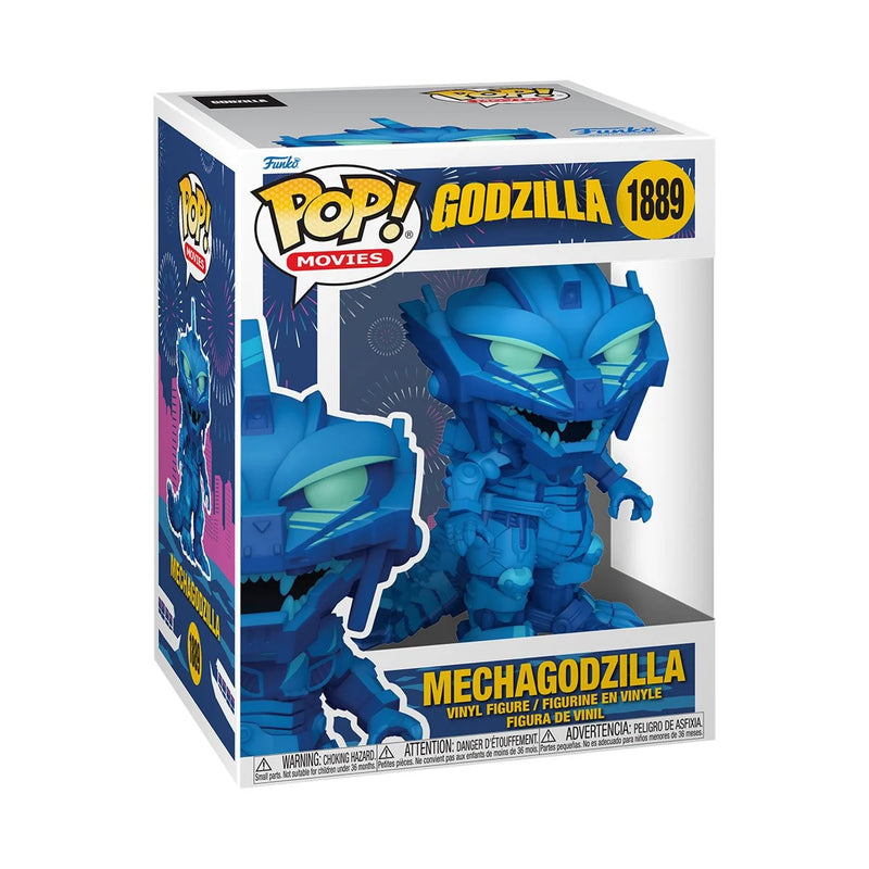 Pop! Godzilla Retro Futurism Art - Mechagodzilla 1889