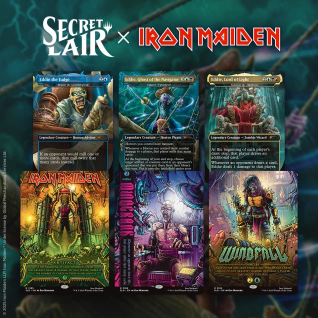 Magic the Gathering Secret Lair x Iron Maiden Eddie Unchained Non-Foil Edition