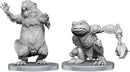 Boggard Scout & Castoroides W26 - Pathfinder Battles Deep Cuts Unpainted Miniatures