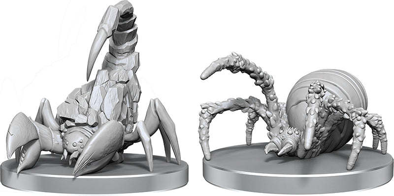 Cave Scorpion & Hunting Spider W26 - Pathfinder Battles Deep Cuts Unpainted Miniatures