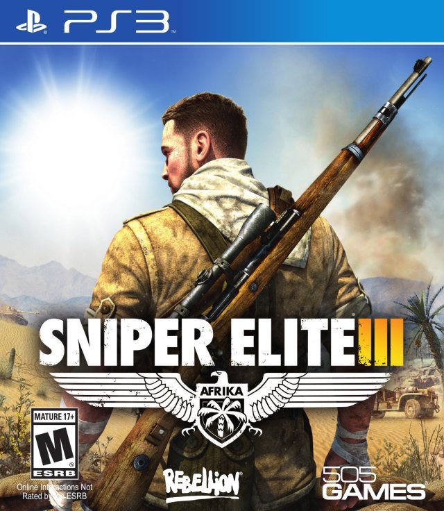 Sniper Elite 3 Front Cover - Playstation 3 Pre-Played