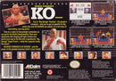 George Foreman's KO Boxing Back Cover - Super Nintendo SNES Pre-Played