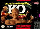 George Foreman's KO Boxing Front Cover - Super Nintendo SNES Pre-Played