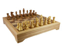 Sheesham & Boxwood Staunton On 18" Beechwood Chest Chess Set