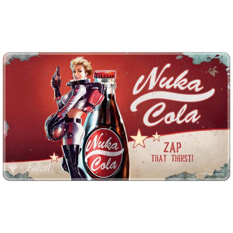 Fallout Nuka-Girl Holofoil Playmat - Magic the Gathering TCG