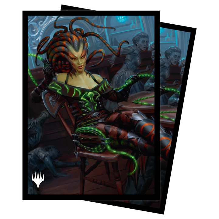 Outlaws of Thunder Junction Vraska, the Silencer Sleeves (100) - Magic the Gathering TCG