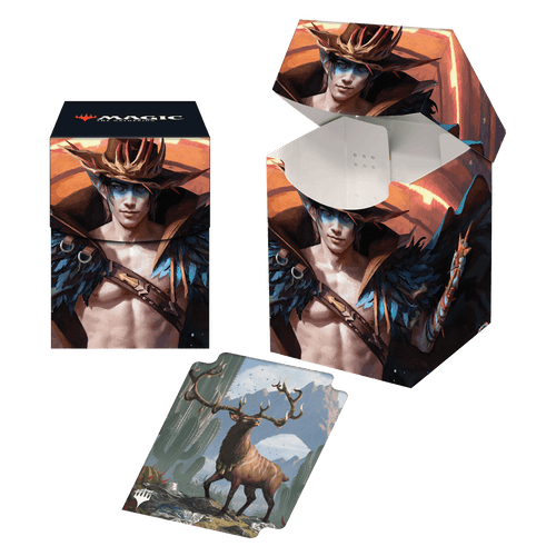 Magic the Gathering CCG: Outlaws of Thunder Junction 100+ Deck Box Key Art 4