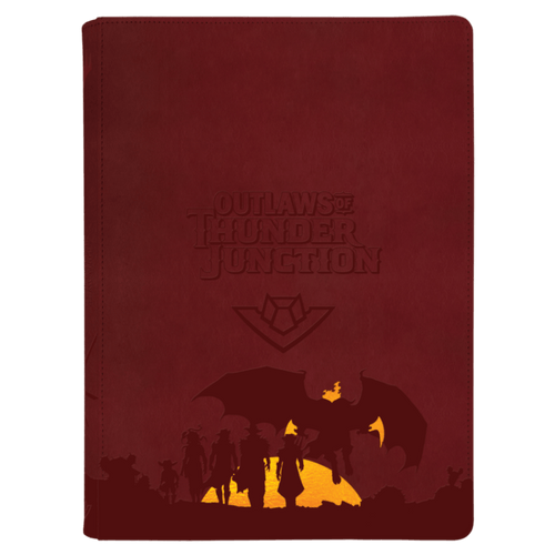 Outlaws of Thunder Junction Set Symbol and Gang Silhouette 9-Pocket Premium Zippered PRO-Binder for Magic: The Gathering