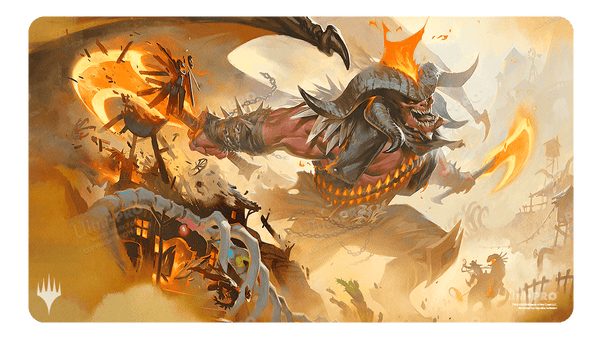 Outlaws of Thunder Junction Rakdos, the Muscle Playmat - Magic the Gathering TCG