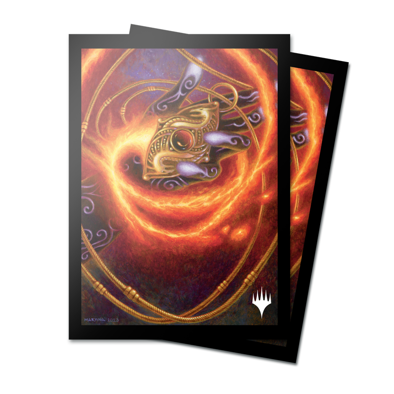 Modern Horizons 3 Ruby Medallion Protector Sleeves (100) - Magic the Gathering TCG