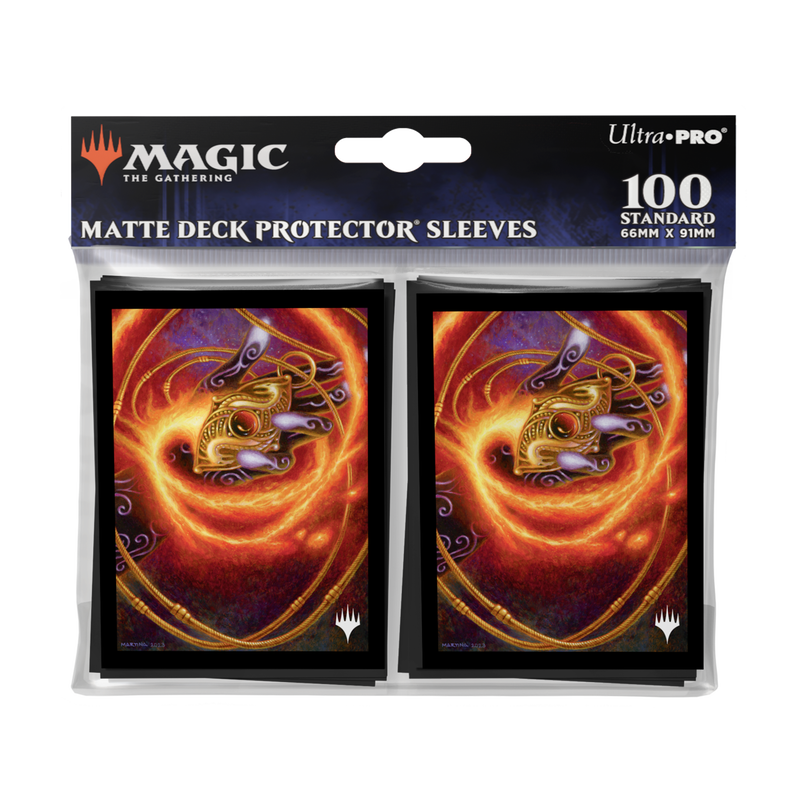 Modern Horizons 3 Ruby Medallion Protector Sleeves (100) - Magic the Gathering TCG