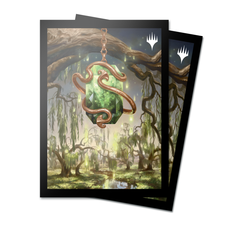 Modern Horizons 3 Emerald Medallion Protector Sleeves (100) - Magic the Gathering TCG