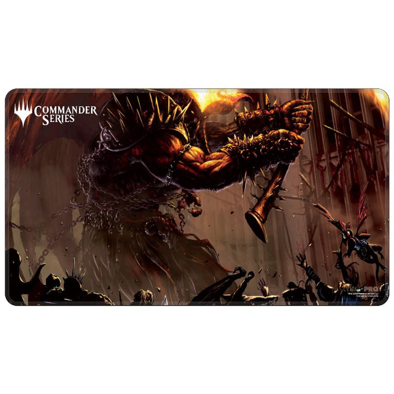 Commander Series Rakdos Stitched Edged Playmat - Magic the Gathering TCG