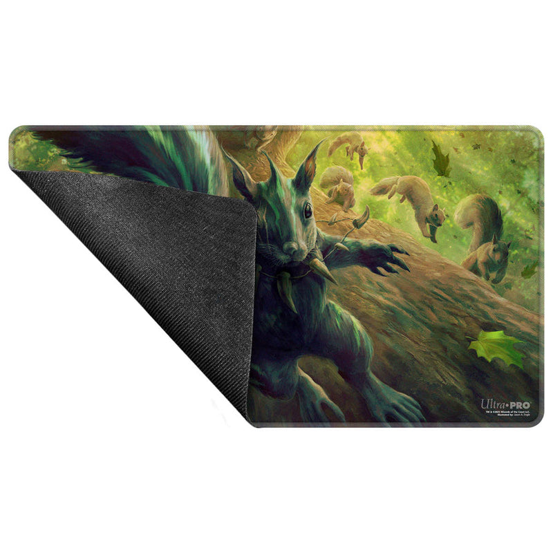 Commander Series Chatterfang, Squirrel General Stitched Edged Playmat - Magic the Gathering TCG