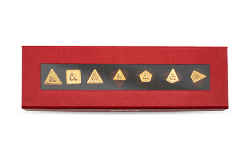 50th Anniversary Heavy Metal RPG Dice Set - Dungeons & Dragons RPG