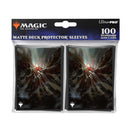 Magic the Gathering CCG: Duskmourn 100ct Deck Protector Sleeves Commander A