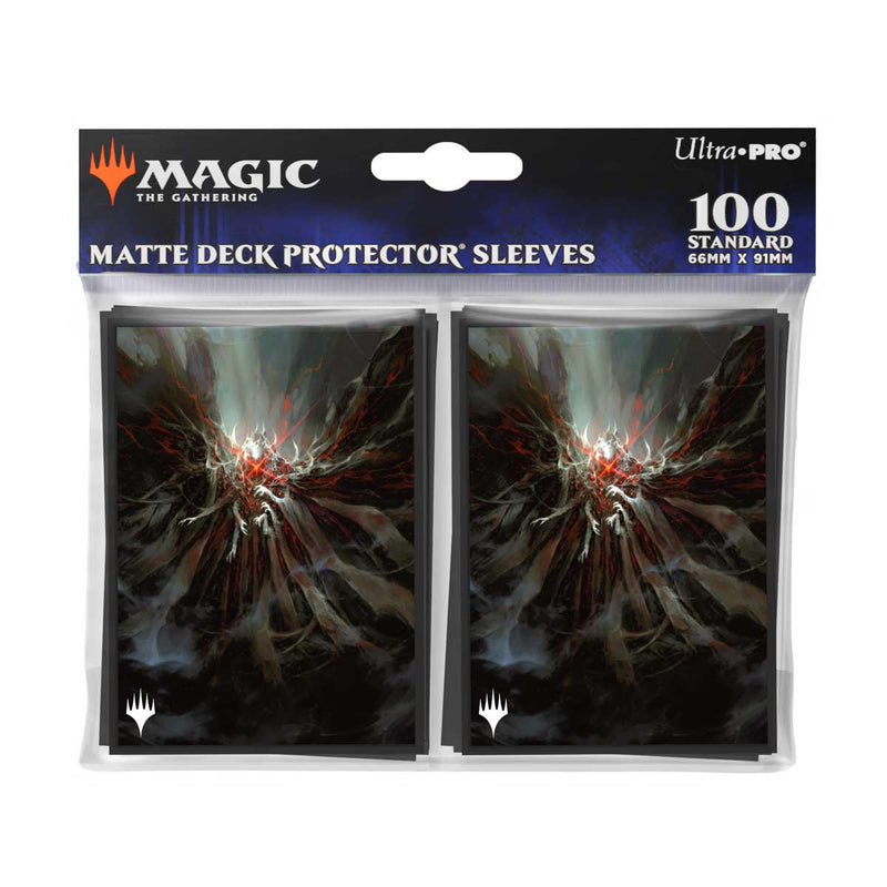 Magic the Gathering CCG: Duskmourn 100ct Deck Protector Sleeves Commander A