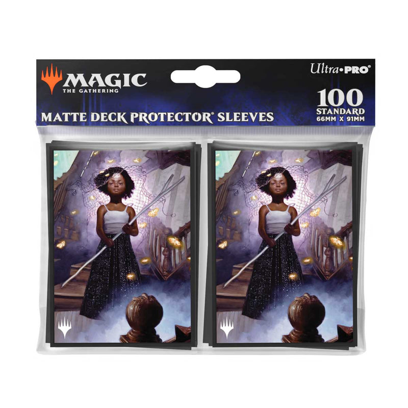Magic the Gathering CCG: Duskmourn 100ct Deck Protector Sleeves Commander B