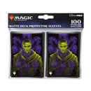 Magic the Gathering CCG: Duskmourn 100ct Deck Protector Sleeves Alt Art Key Character PW